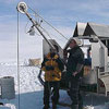 Image of drilling into Icelandic glacier.