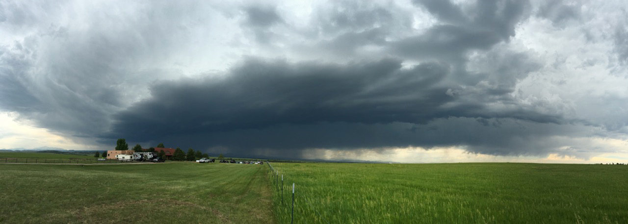 Storm as seen from storm balloon release site