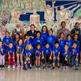 Malama Honua students visit UH Manoa.