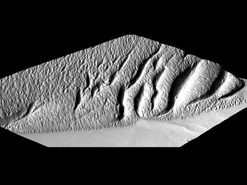 3-d rendering of Medusae Fossae, Mars
