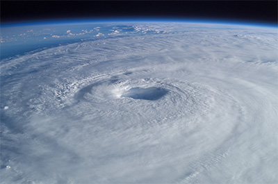 Hurricane Isabel visible from space