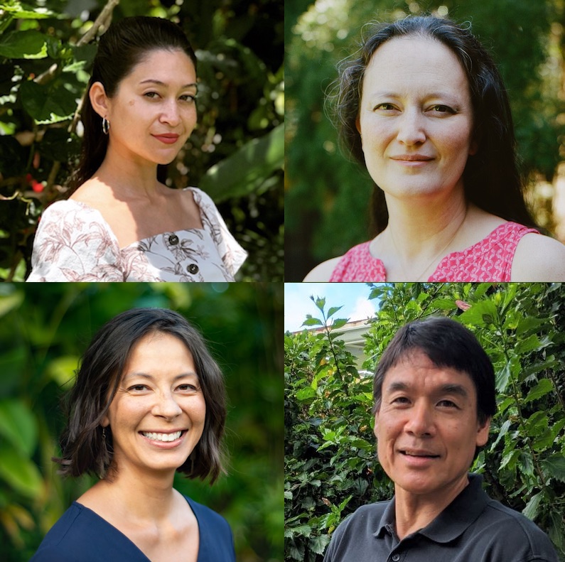 Clockwise from top left: Alyssa Anderson, Hope Ishii, Garrett Ito, Melissa Iwamoto.