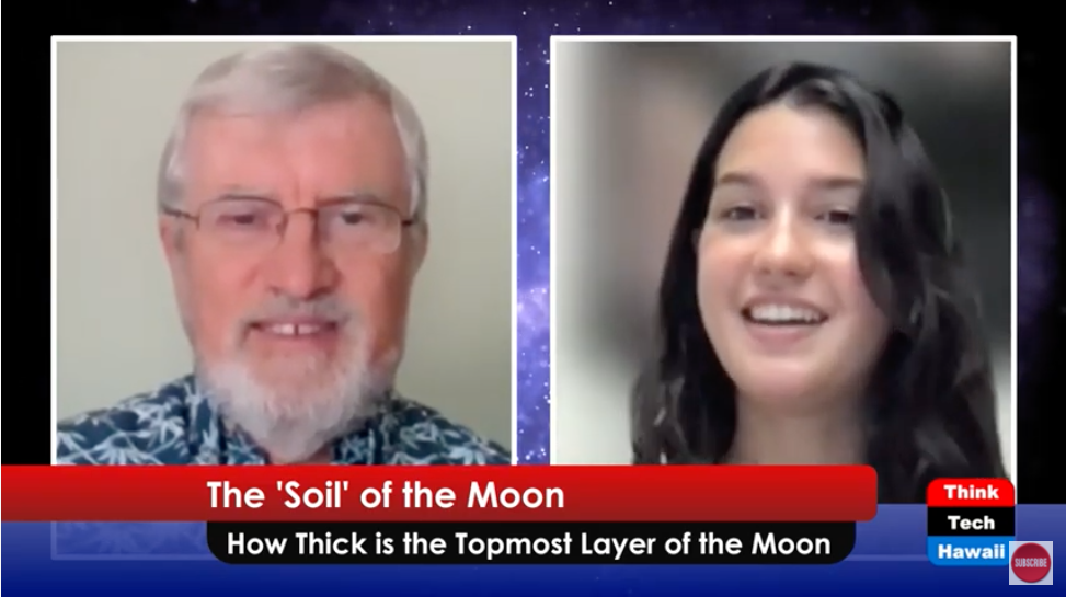 Screenshot of Science @ SOEST show with Pete Mouginis-Mark and Marley Chertok