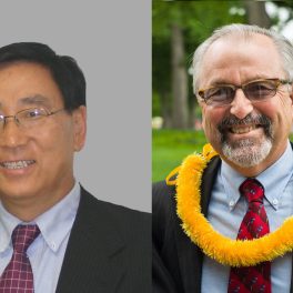 Bin Wang (l) and Dave Karl (r).