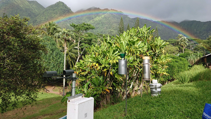 Climate station located at Lyon Artoretum.