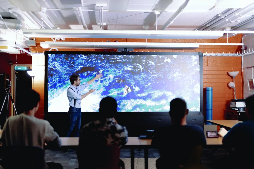 Giuseppe Torri, Nimbus AI’s science lead and an assistant professor of atmospheric science at UH Mānoa, explains Nimbus’ forecasting system.